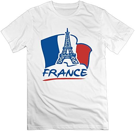 Fitted Shirts Paris Eiffel Tower Flag Male Homelike T Shirt
