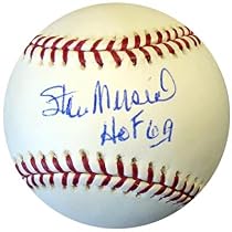 Stan Musial autographed Baseball inscribed HOF 69