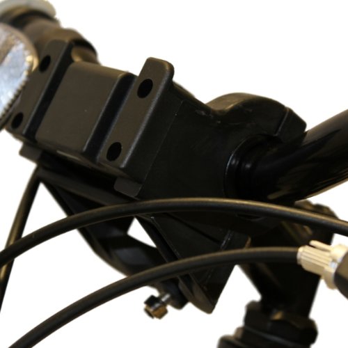 PEDALPRO BLACK BIKE/BICYCLE MATERIAL FOLDING BASKET & QUICK RELEASE BRACKET BAG