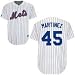 Pedro Martinez Jersey - New York Mets #45 Pedro Martinez Replica Home Jersey - M