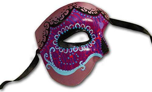 Premium Venetian Half Face Mask for Men &amp; Women Adult Costumes. Perfect for Masquerade-Mardi Gras-Wedding-Costume Party. High Quality Paper Mache Mask, Comfortable &amp; long lasting. Get it Today!(Lilac)