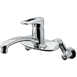 カクダイ シングルレバー混合栓 キッチン用 192-128K