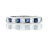 Stella's Silver CZ Eternity Band Ring