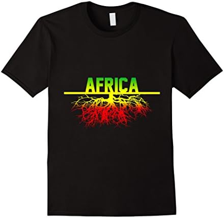 My Roots Are in Africa - Male 2XL - Black