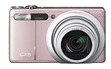Ricoh CX5 Digitalkamera (10 Megapixel, 10,7-fach opt. Zoom, 7,6 cm (3 Zoll) Display, Bildstabilisator) pink