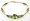 Dk. Peridot (Olivine) - August Birthstone Gold Filled Swarovski Crystal Handmade Beaded Bracelets