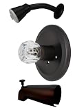 Fit Delta, Peerless Trim Kit, for Washerless Shower Faucets, Oil Rubbed Bronze Finish.