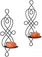 Twisted Wire Candle Sconce Set