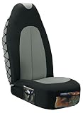 Auto Expressions X-Line Black/Grey Universal-Fit Front Seat Cover