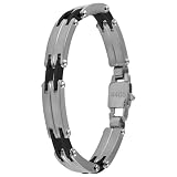 Invicta Ladies Elements Collection Stainless Steel and Black Ion Plated Bracelet #4408