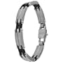 Invicta Women's 4408 Elements Collection Stainless Steel and Black Ion-Plated Bracelet
