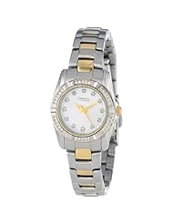 Caravelle by Bulova Womens 45L83 Crystal Accented Silver Dial Watch
