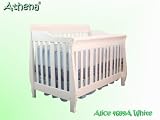 The Alice 4-in-1 Crib in White by Athena