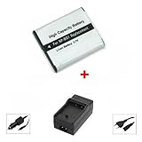 mr!tech Ladegerät (Netzteil + Autoadapter) + Akku NP-BG1 für Sony Cyber-shot DSC- H3, H7, H9, H10, H20, H50, H55, H70, HX5V, HX7V, HX9V, N1, N2, T20, T25, T100, W30, W35, W40, W50, W55, W70, W80, W80HDPR, W85, W90, W100, W110, W115, W120, W125, W130, W150, W170, W200, W210, W215, W220, W230, W270, W275, W290, W300, WX1
