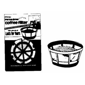 Perma-Brew 3 Year Re-useable Coffee Filter, Fluted Basket