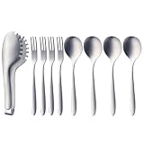 Produkt-Bild: Auerhahn Silk Pasta-Set 9-tlg. in Geschenkverpackung Edelstahl 8135-0309