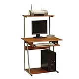 Tower Computer Desk - Colonial Maple Finish