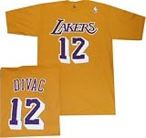 Los Angeles Lakers Vlade Divac Throwback Adidas T Shirt