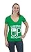 Drink Up, Bitches! | Funny St. Patrick's (Paddy) Day Women's Green Deep V-Neck