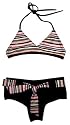 Amy Byer Girls 7-16 Lurex Stripe Bikini