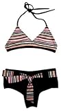 Amy Byer Girls 7 - 16 Lurex Stripe Bikini - cod. B001N0LPAK
