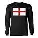 Saint George Cross flagwear Long Sleeve Dark T-Shi