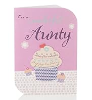Aunty Cupcake Birthday Greetings Card