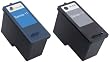 2 Pack Remanufactured (Series 11) DELL CN594 and CN596 (1 Black + 1 Color) Ink Cartridges KX701 KX703 for Dell 948 All-In-One, V505 All-In-One, V505w All-In-One Printers