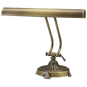 Antique Brass 14 Wide LED Piano Desk Lamp by House of Troy
