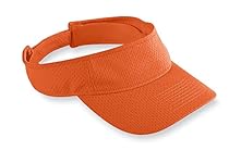 Augusta Sportswear ADULT ATHLETIC MESH VISOR OS Orange
