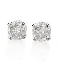 12 Pairs Of 0.10ct Round Cut Diamond Studs ,White Gold,SI2 Color: