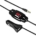 Amotus Wireless FM Transmitter Music Radio Car Kit Bundle with 5V/2.4A USB Charger& 3.5mm Audio Plug for iPhone 6/6s plus, iPad Samsung HTC and More Android Phones