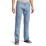 Levi's Mens 505 Straight Fit Jean, Light Stonewash, 35x30