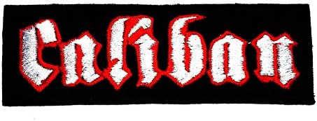 Caliban Logo Iron on Metalcore Patchapprox: 4.7"/12cm X Approx: 1.5"/4cm By Pbear Shop