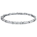 Diamond Tennis Bracelet 1/2 Carat (ctw) in 10K White Gold