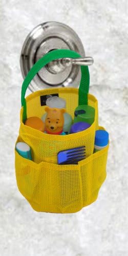 Dorm Shower Caddy - Yellow Mesh - by Saltwater Canvas