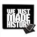 We Just Made History Obama Election USA For Apple iPad 2 & the New iPad 3 Faux Leather Folio Presenter Case Cover Bag with Stand Capability