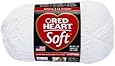 Red Heart E728.4600 Soft Yarn, White
