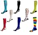 Blue Compression Socks for Women and Men by A-Swift - Best Running Sports Medical Graduated Nursing Socks - Suits Nurses Maternity Pregnancy Shin Splints - Below Knee High - Blue, Small