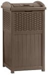 Suncast GHW1732 Resin Wicker Trash Hi...