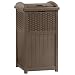 Suncast GHW1732 Resin Wicker Trash Hideaway