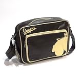 Sac Vespa marron/cr&egrave;me, logo scooter