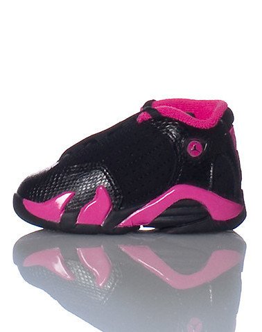 JORDAN KIDS AJ 14 RETRO SNEAKER Black - Toddler and Infant/Sneakers 10C