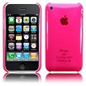 Ultra Slim Pink Hybrid Crystal XYLO-GEL: Back Cover Skin Case for the iPhone 3G & 3GS Mobile Phone.
