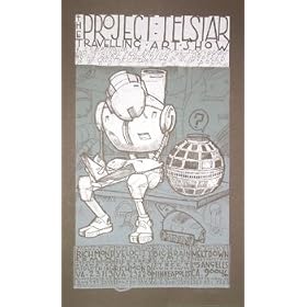 Project Telstar Limited Edition Silkscreen Music Print Jay Ryan Original Signed Numbered