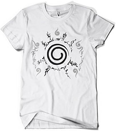 Naruto Shippuden Anime Seal Naruto Design Men's Sleeve Cotton T-Shirt