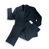 Perry Ellis - Boys 2 Piece Husky Tyler Single Breasted Suit, Navy