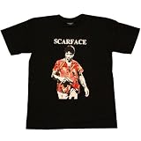 Scarface スカーフェイス アルパチーノ プリントTシャツ ムービー アメリカ映画 ブラック スカーフェイス