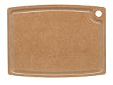 Epicurean Cutting Surfaces 18-by-13-Inch Gourmet Cutting Board with Juice Groove, Natural