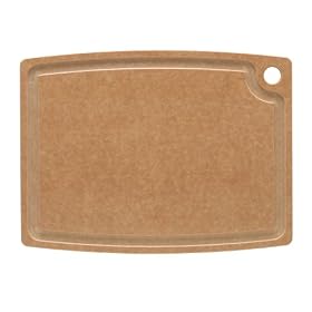 Epicurean Cutting Surfaces 18-by-13-Inch Gourmet Cutting Board with Juice Groove, Natural